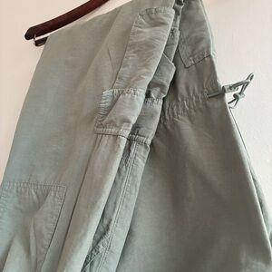 Aeropostale Sage Green Drawstring Shorts
